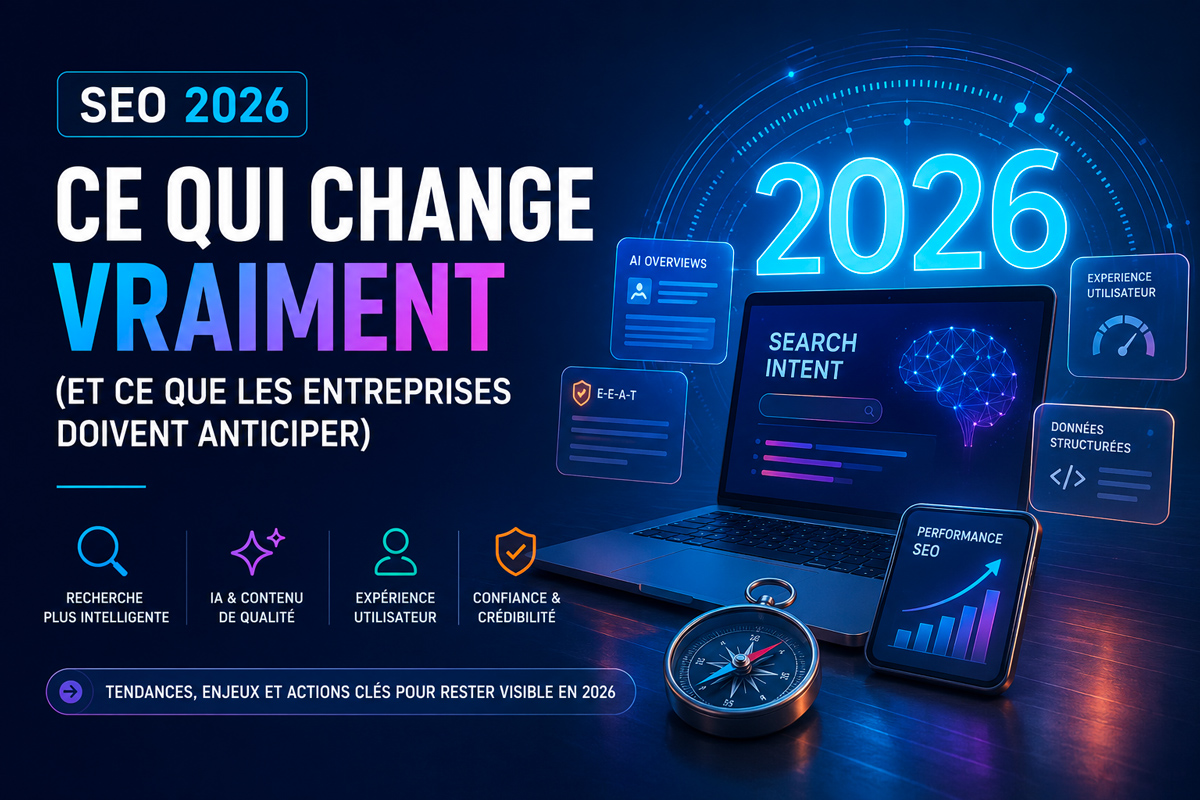 SEO 2026 : ce qui change vraiment (et ce que les entreprises doivent anticiper)